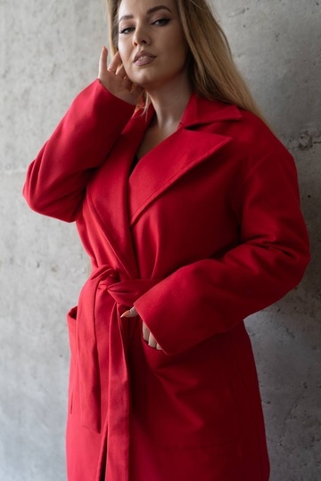 Пальто утепленное Кашемир Однотон 05673,18, фото 6