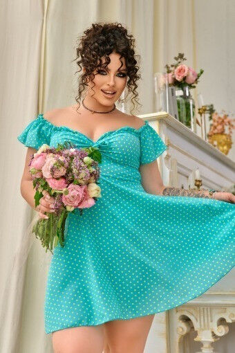 Платье мини Горошки  5787,36