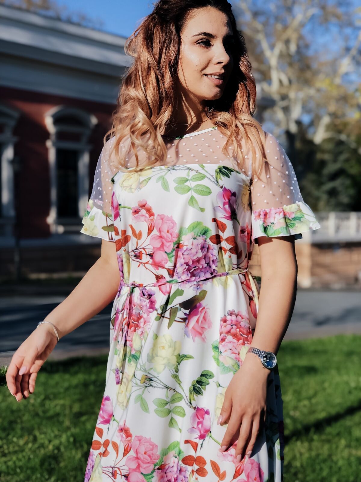 Платье Цветы 04029,1
