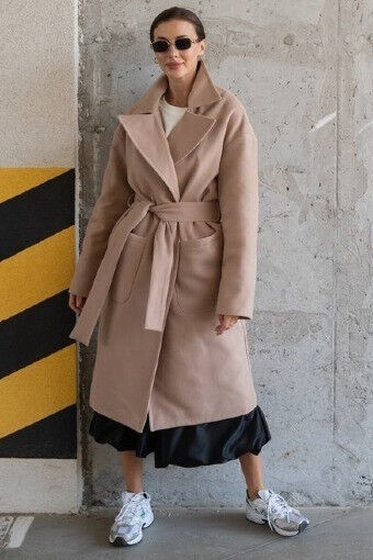 Пальто утепленное Кашемир Однотон 05673,14