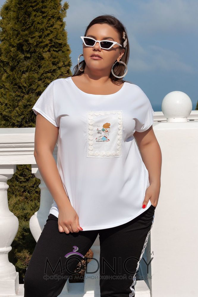 Женский костюм Брюки Футболка 0142/95