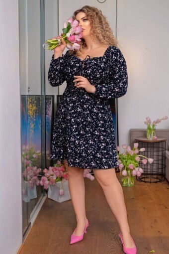 Платье Цветочки мини 5750,4