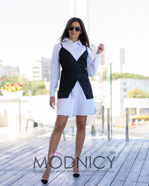 Жилетка Бретели Полоска Modnicy 5005 
