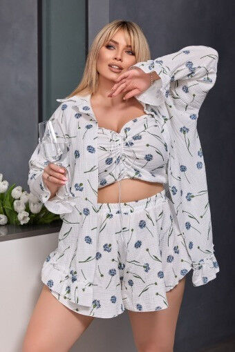 Костюм тройка Васильки 5917,29